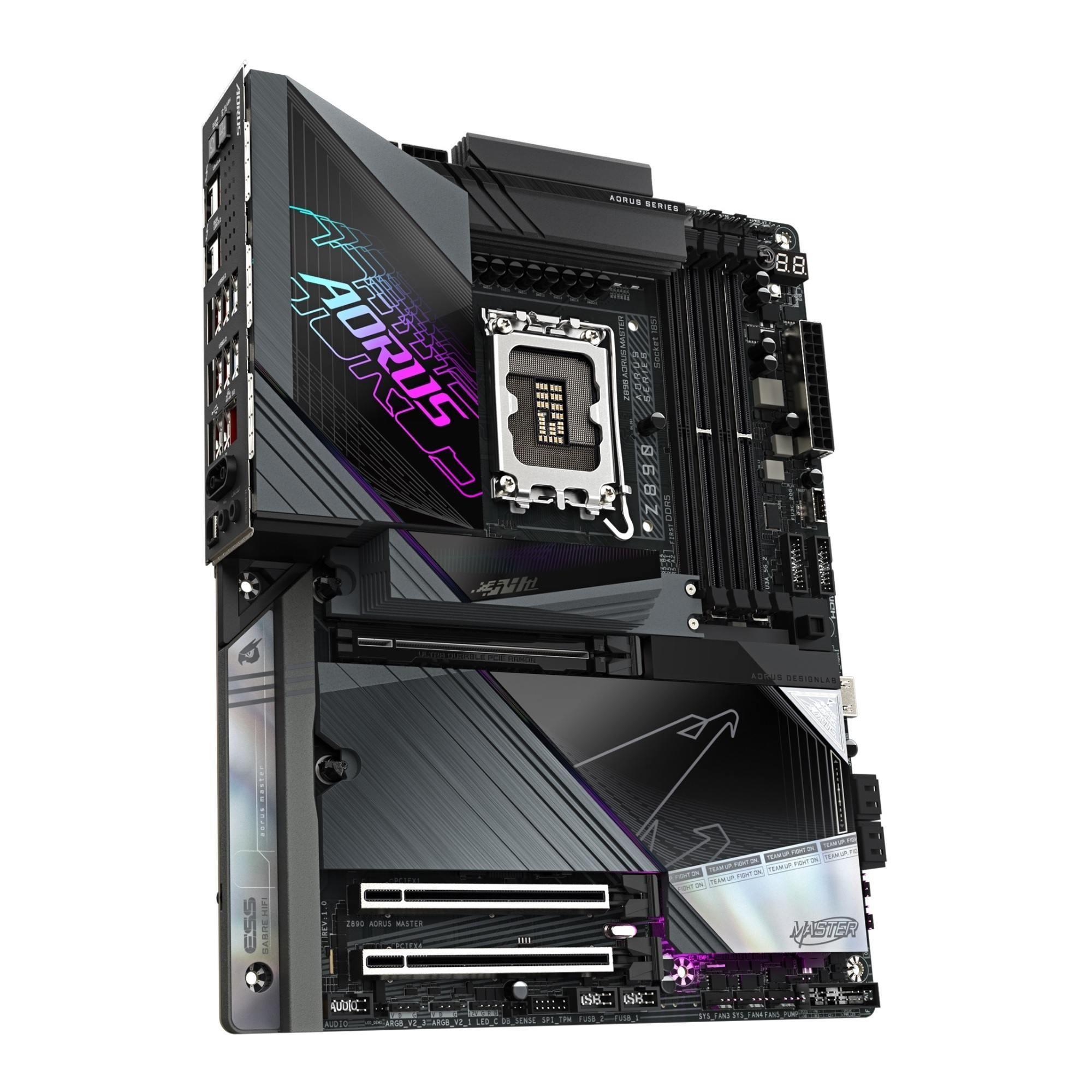 Płyta Gigabyte Z890 AORUS MASTER /Z890/DDR5/SATA3/M.2/TB4/WiFi/BT/PCIe5.0/s.1851/ATX — zdjęcie 2