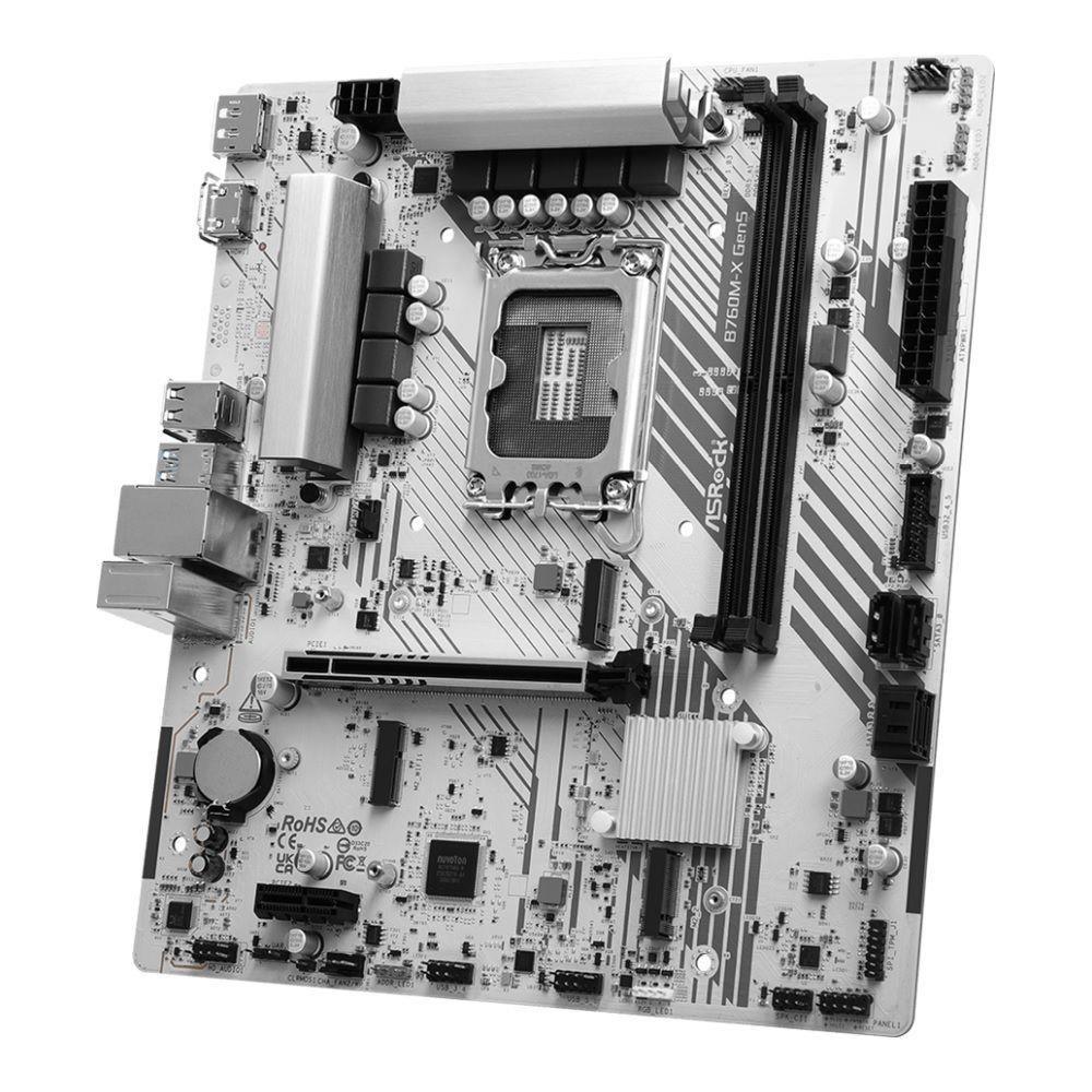 Płyta ASRock B760M-X GEN5 /B760/DDR5/SATA3/M.2/USB3.0/PCIe5.0/s.1700/mATX — zdjęcie 3