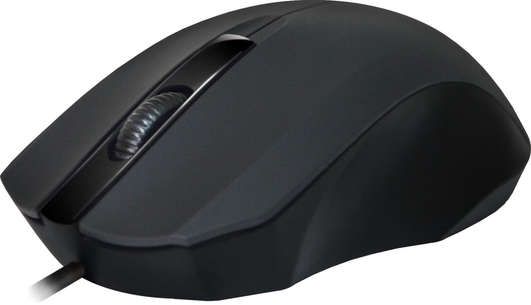 Mysz przewodowa Defender MM-310 optyczna 1000dpi czarna — zdjęcie 2