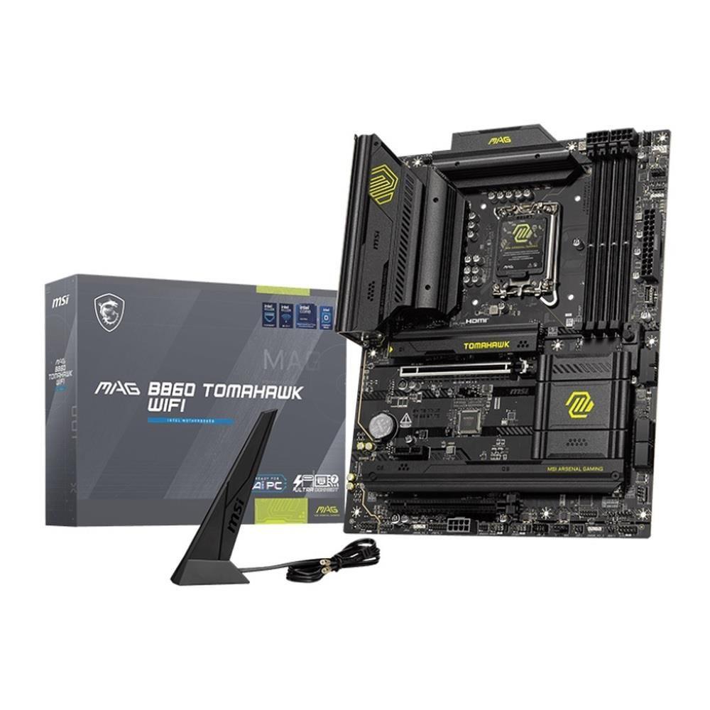 Płyta MSI MAG B860 TOMAHAWK WIFI /B860/DDR5/SATA3/M.2/TB4/WiFi/BT/PCIe5.0/s.1851/ATX — zdjęcie 5