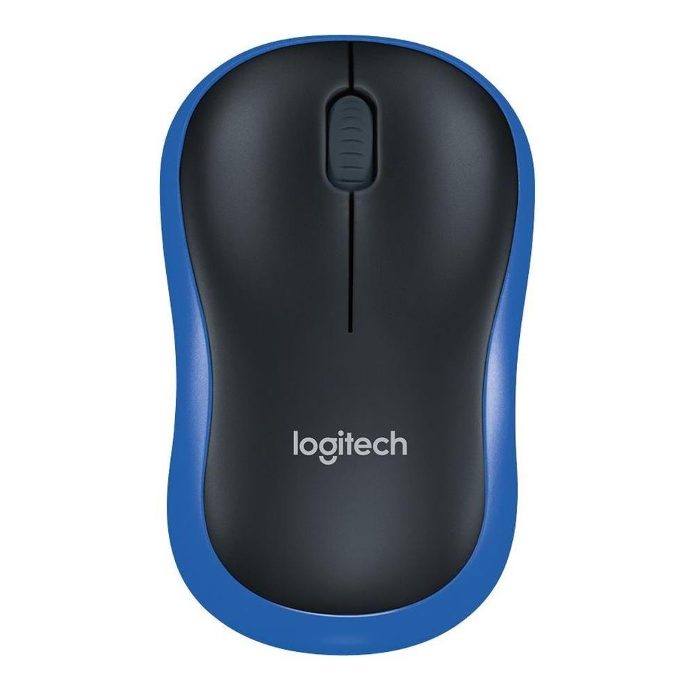 Mysz bezprzewodowa Logitech M185 optyczna niebieska — zdjęcie 1
