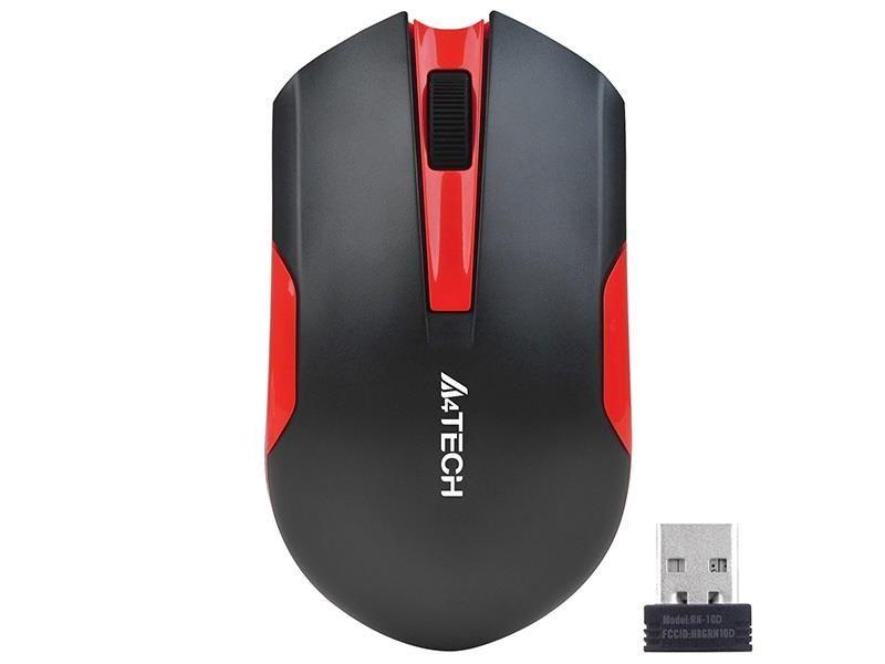 Mysz bezprzewodowa A4Tech V-TRACK G3-200N-1 Black+Red WRLS — zdjęcie 1