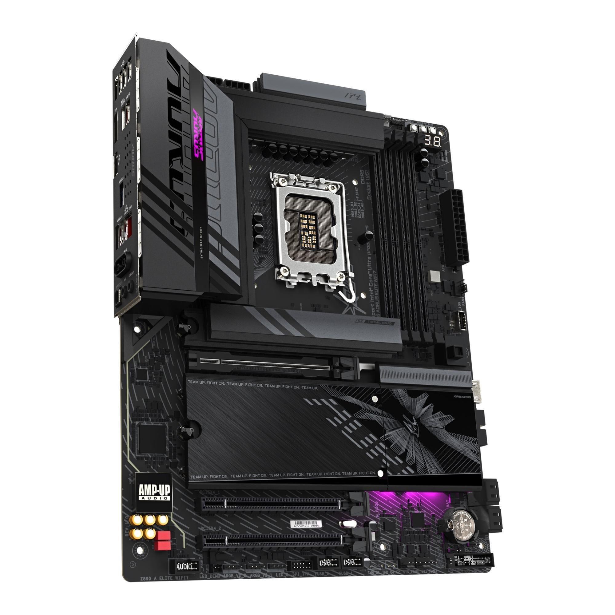 Płyta Gigabyte Z890 AORUS ELITE WIFI7 /Z890/DDR5/SATA3/M.2/TB4/WiFi/BT/PCIe5.0/s.1851/ATX — zdjęcie 2