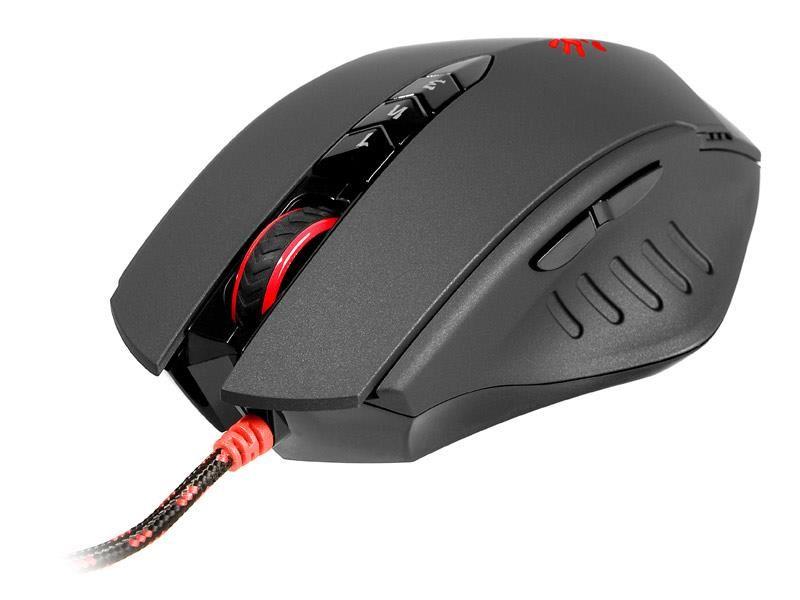Mysz przewodowa A4Tech Bloody V8m V-Track Gaming USB ślizgacze czarna — zdjęcie 1