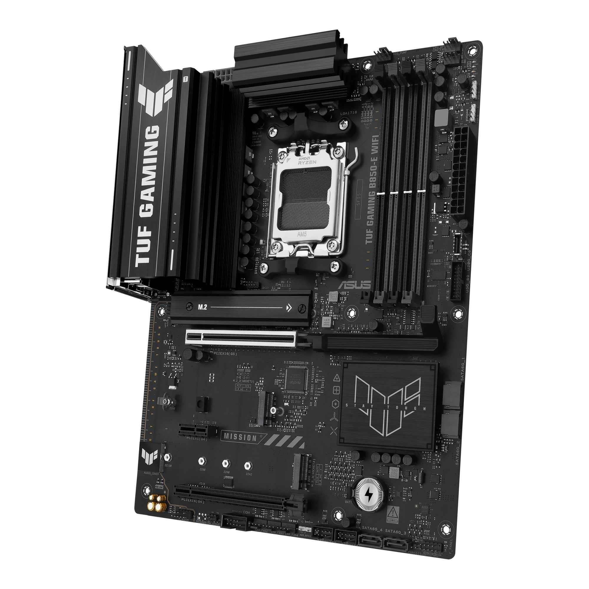 Płyta Asus TUF GAMING B850-E WIFI /AMD B850/DDR5/SATA3/M.2/USB3.2/PCIe5.0/WiFi/BT/AM5/ATX — zdjęcie 3