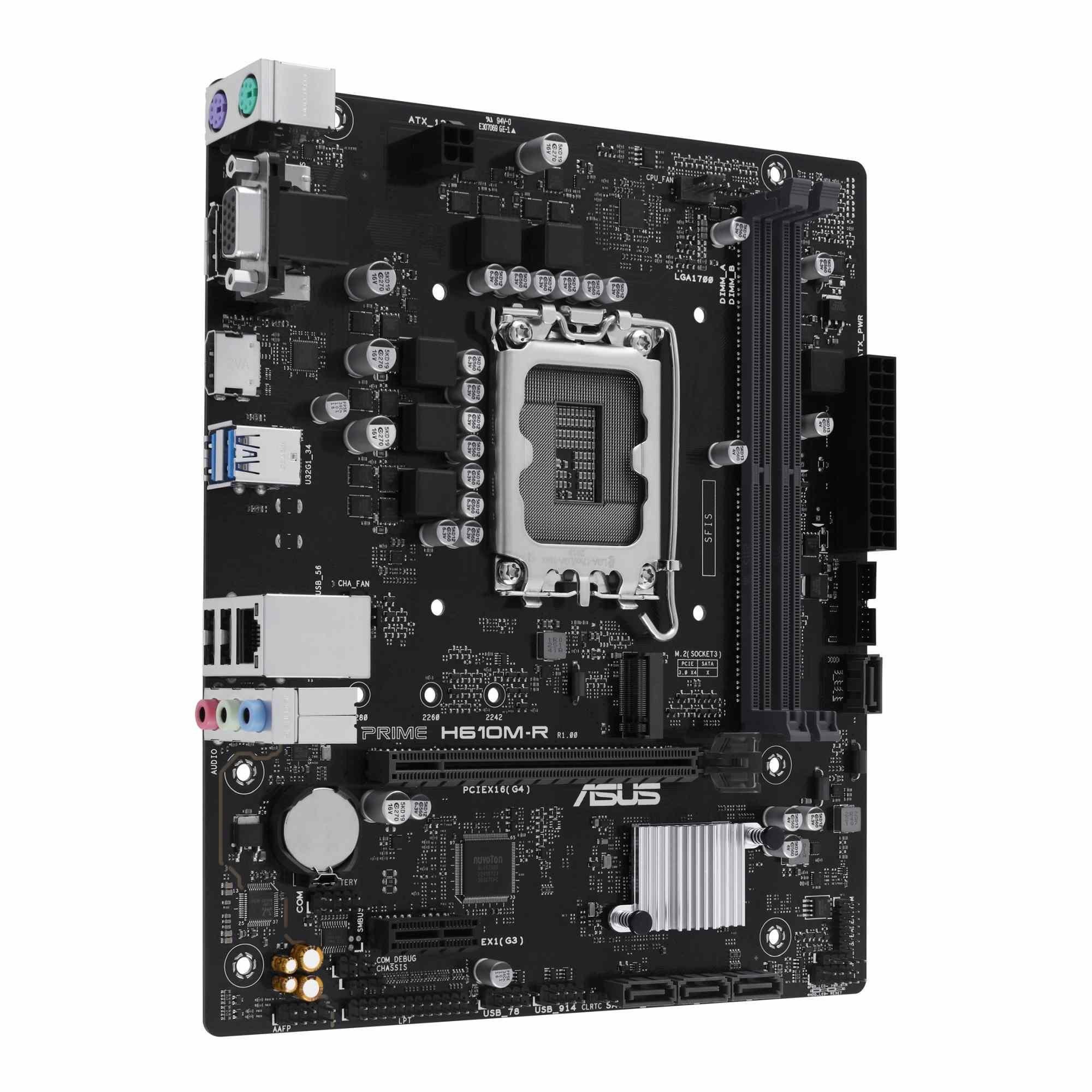 Płyta Asus PRIME H610M-R /H610/DDR5/SATA3/M.2/USB3.0/PCIe4.0/s.1700/mATX — zdjęcie 2