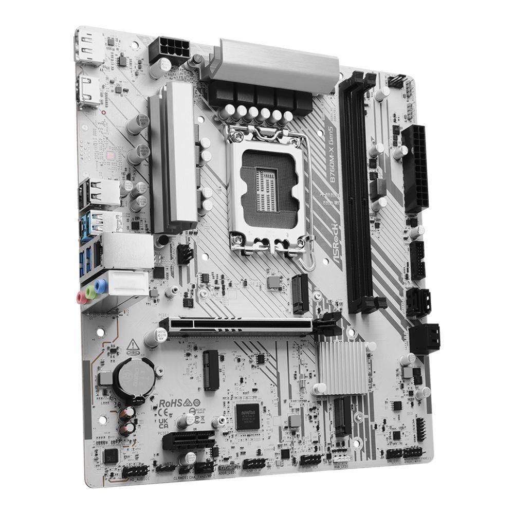 Płyta ASRock B760M-X GEN5 /B760/DDR5/SATA3/M.2/USB3.0/PCIe5.0/s.1700/mATX — zdjęcie 2
