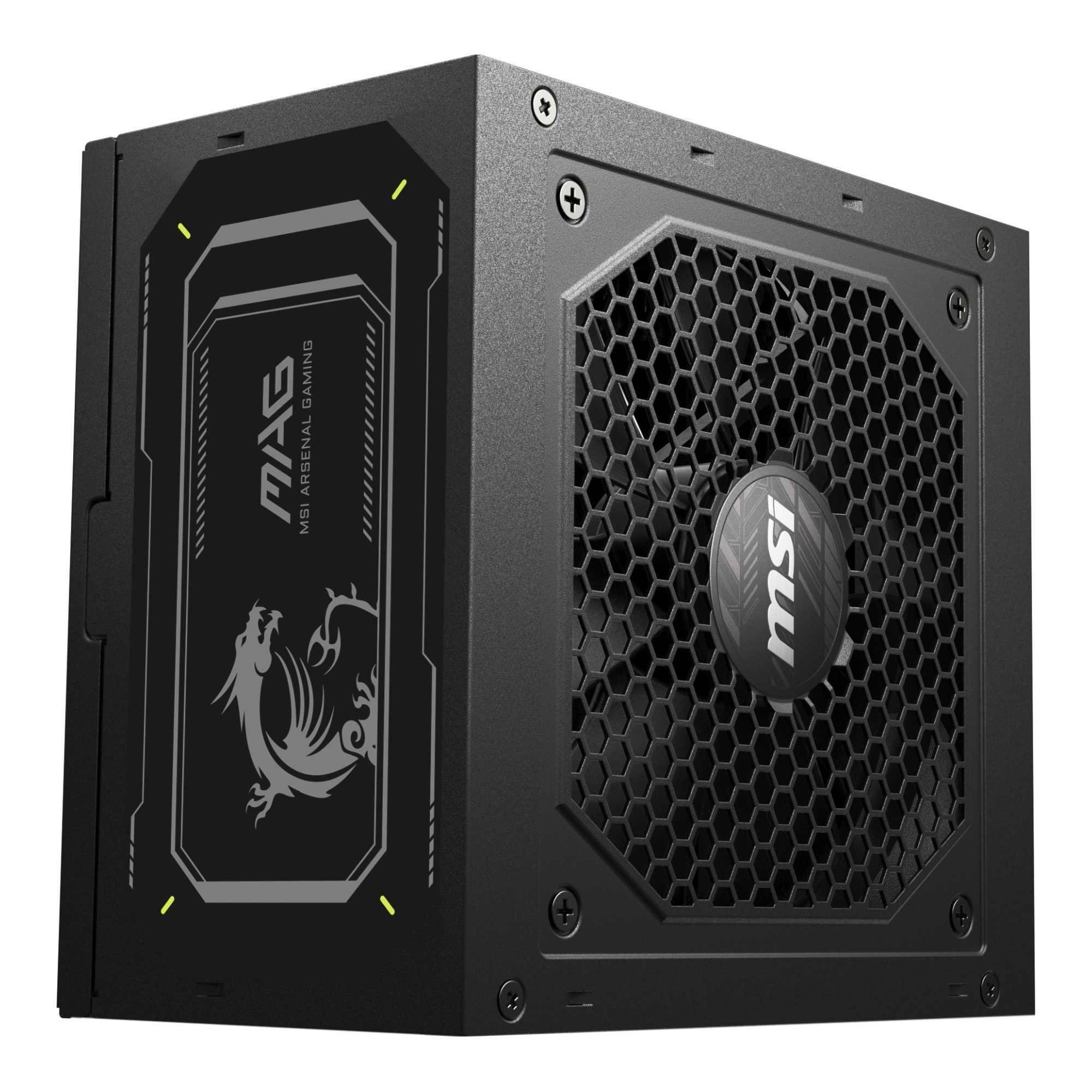 Zasilacz MSI MAG A850GL PCIE5 II 850W 120mm 80plus Gold aPFC — zdjęcie 4