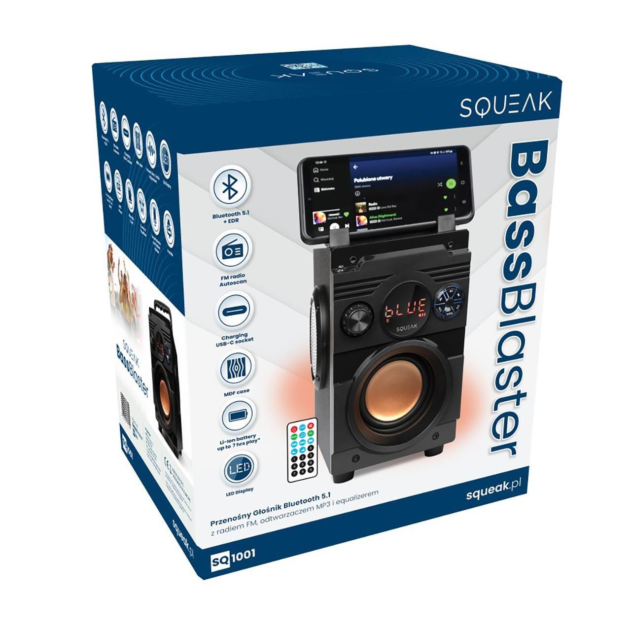 Głośnik SQUEAK BassBlaster BLUETOOTH 5.1 — zdjęcie 5