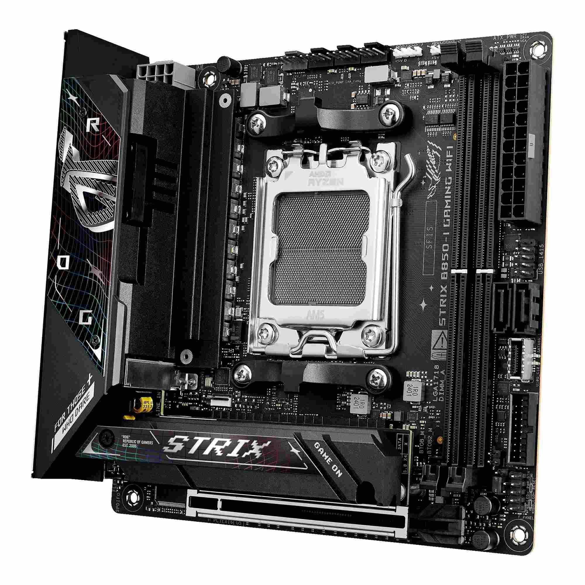 Płyta Asus ROG STRIX B850-I GAMING WIFI /AMD B850/DDR5/SATA3/M.2/USB3.2/PCIe5.0/AM5/mITX — zdjęcie 3