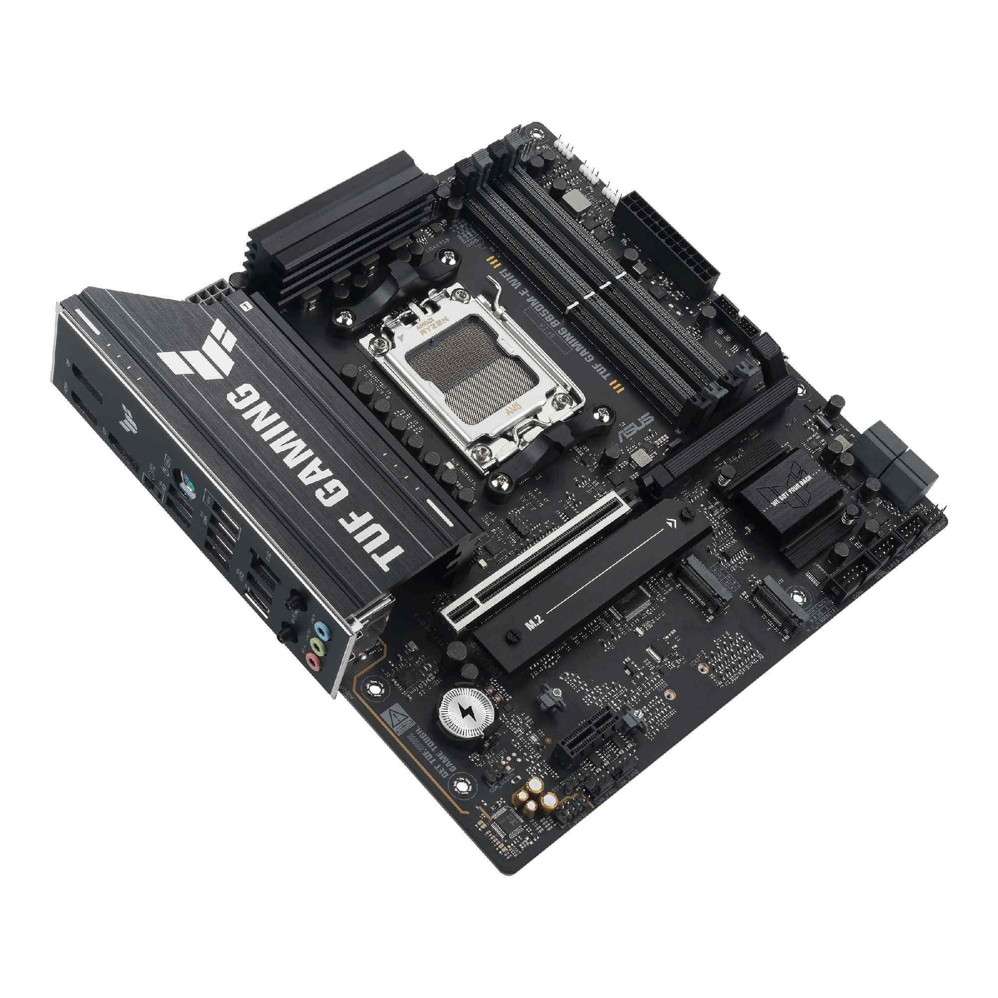 Płyta Asus TUF GAMING B850M-E WIFI /AMD B850/DDR5/SATA3/M.2/USB3.1/PCIe5.0/WiFi/BT/AM5/mATX — zdjęcie 4