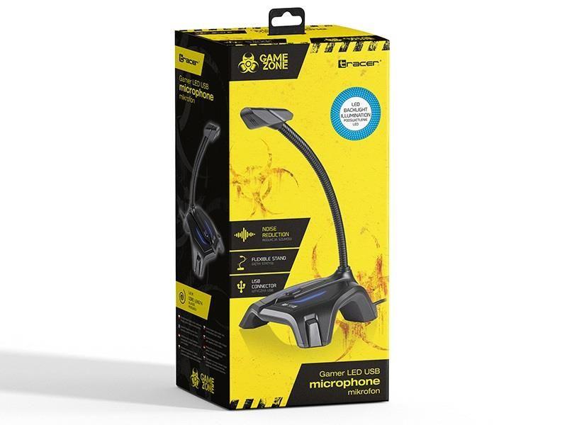 Mikrofon Tracer GAMEZONE Gamer LED USB — zdjęcie 5