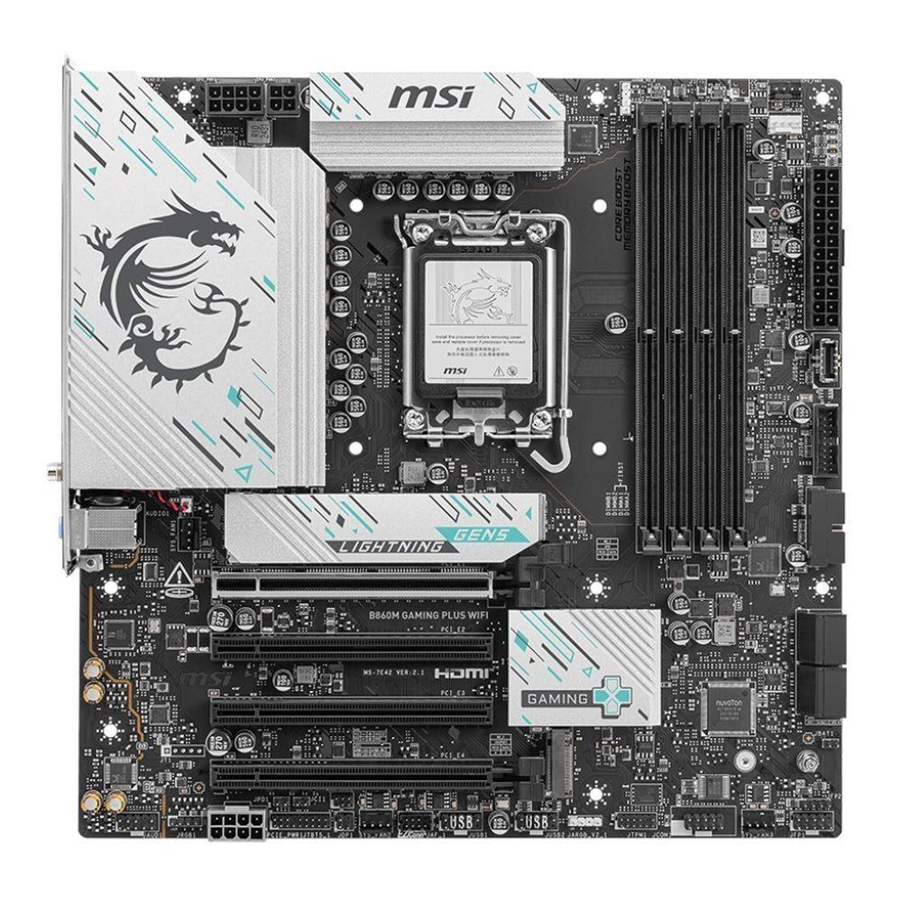 Płyta MSI B860M GAMING PLUS WIFI /B860/DDR5/SATA3/M.2/TB4/WiFi/BT/PCIe5.0/s.1851/M-ATX — zdjęcie 1