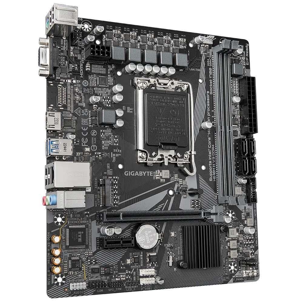 Płyta Gigabyte H610M H V3 DDR4 (rev. 1.0) /H610/DDR4/SATA3/M.2/USB3.0/PCIe4.0/s.1700/mATX — zdjęcie 2