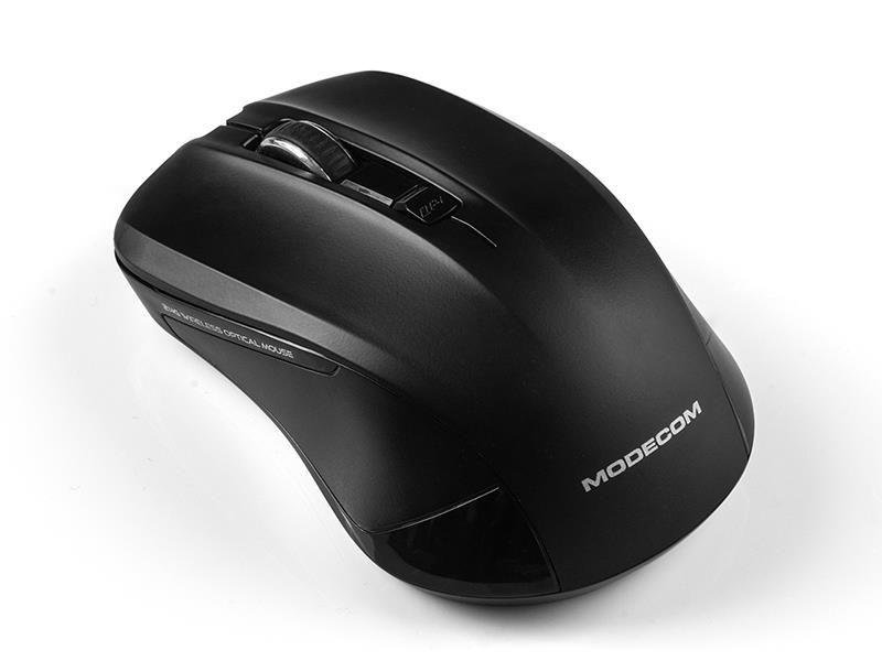 Mysz bezprzewodowa Modecom WM9.1 optyczna czarna — zdjęcie 1