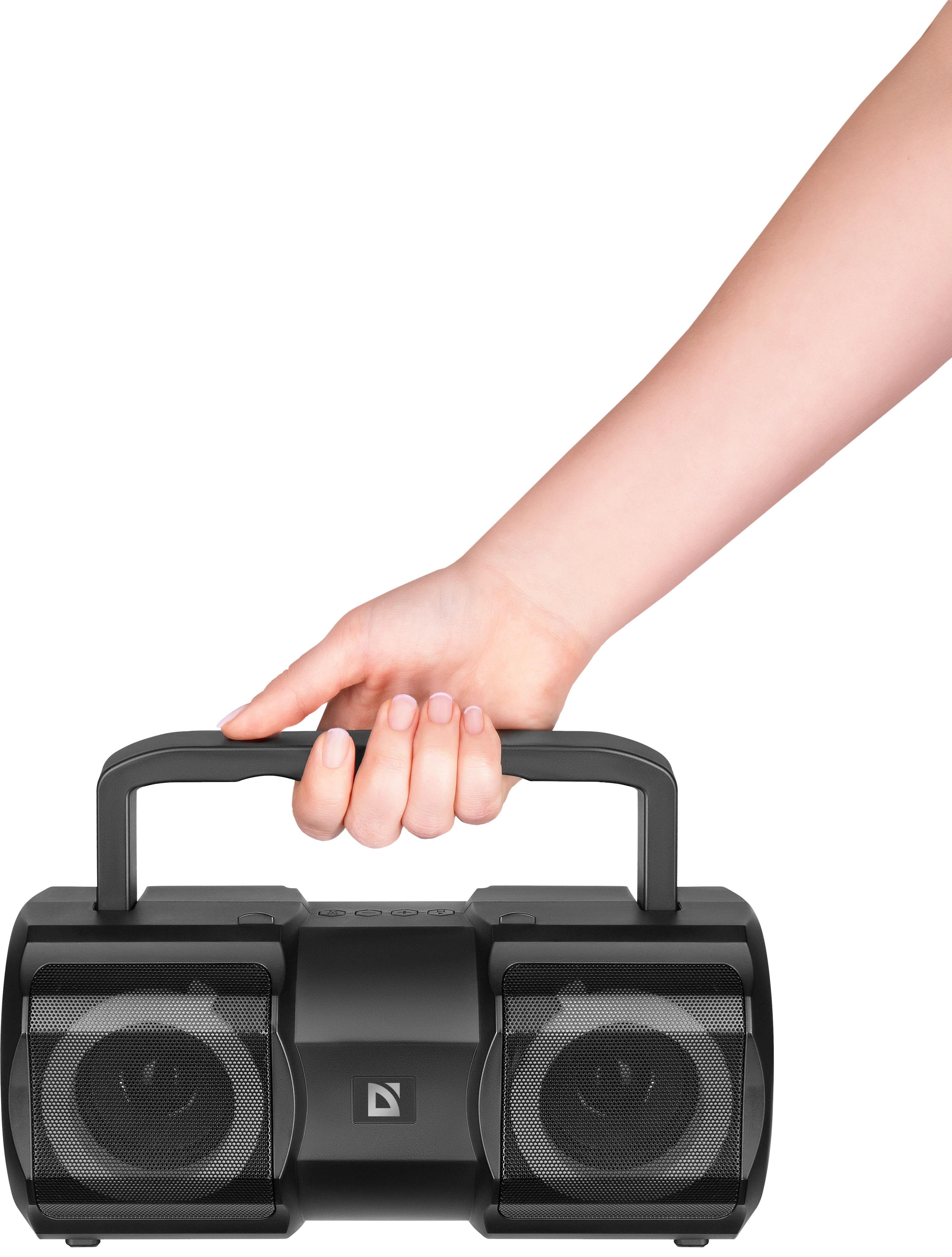 Głośnik Defender BEATBOX 20 Bluetooth 20W MP3/FM/SD/USB/AUX/LED czarny — zdjęcie 3