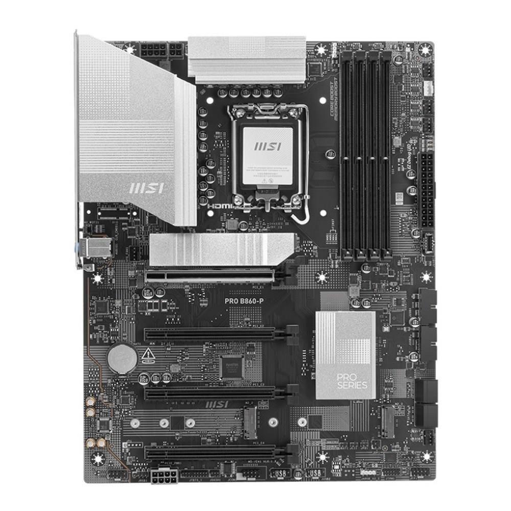 Płyta MSI PRO B860-P /B860/DDR5/SATA3/M.2/TB4/PCIe5.0/s.1851/ATX — zdjęcie 1