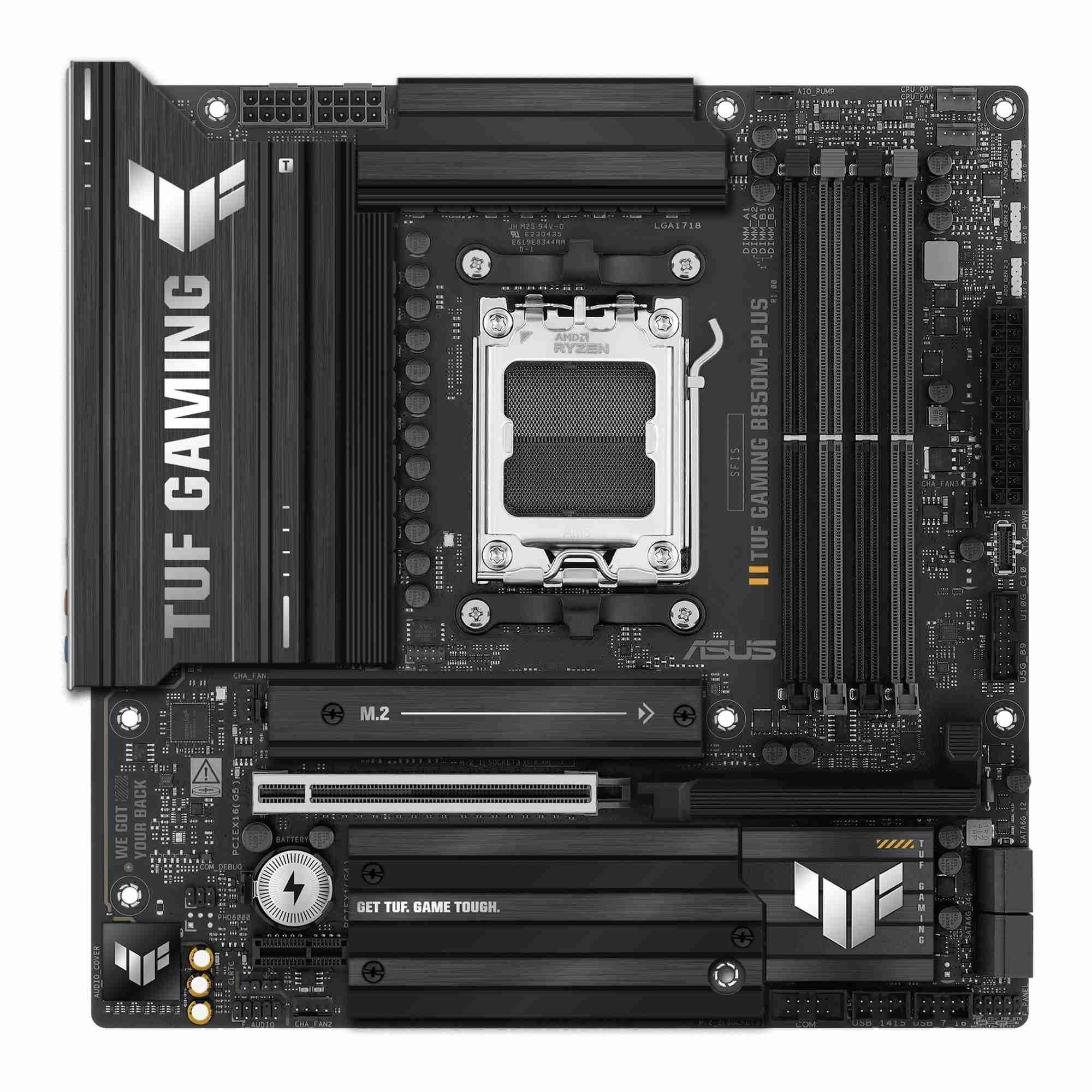Płyta Asus TUF GAMING B850M-PLUS /AMD B850/DDR5/SATA3/M.2/USB3.2/PCIe5.0/AM5/mATX — zdjęcie 1