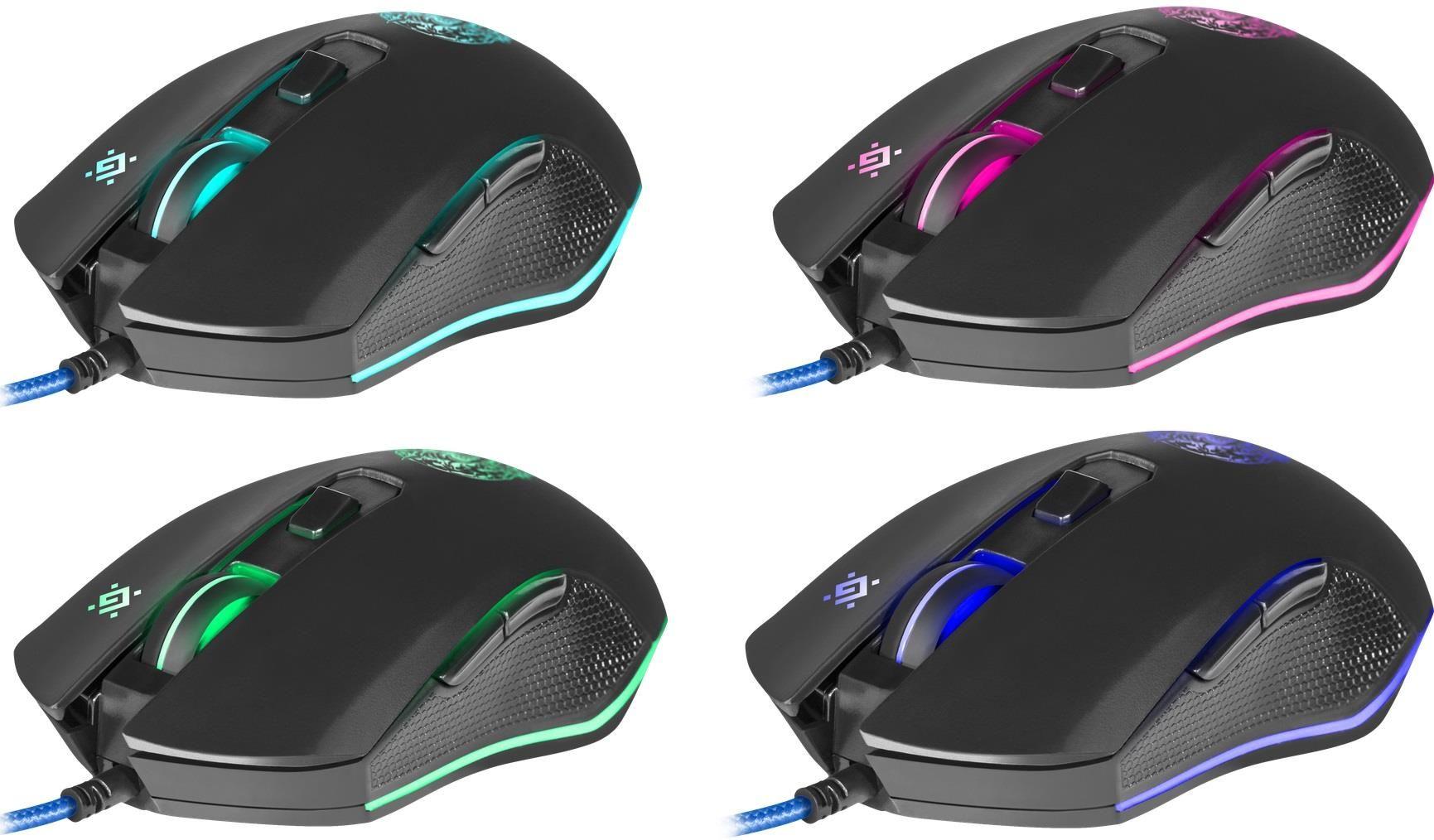 Mysz przewodowa Defender SLEIPNIR GM-927 12800dpi 6P + podkładka Gaming + GRA — zdjęcie 7