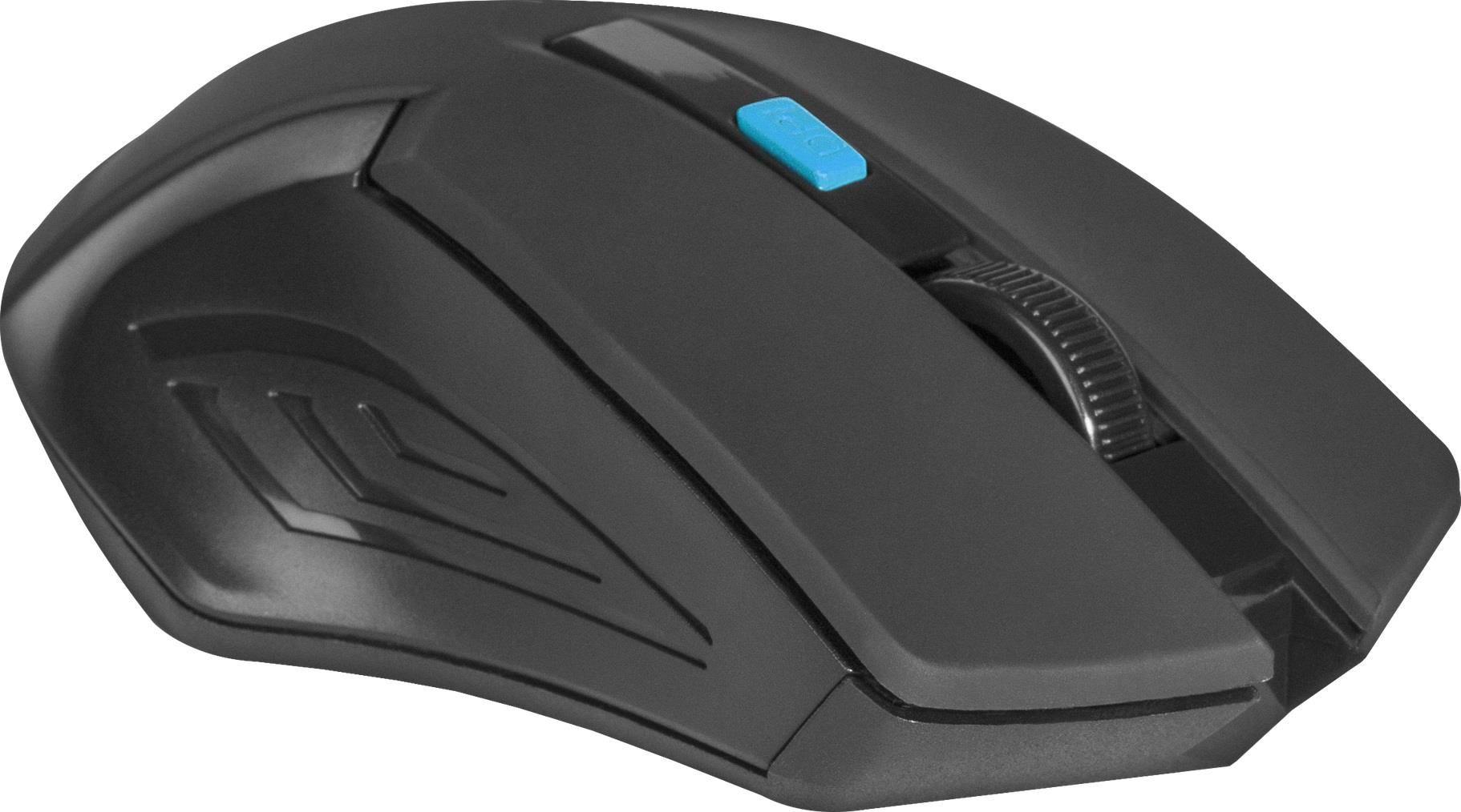 Mysz bezprzewodowa Defender ACCURA MM-275 optyczna 1600dpi 6P czarno-niebieska — zdjęcie 3