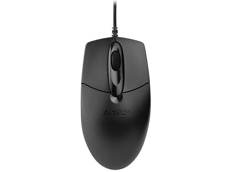 Mysz przewodowa A4Tech OP-720 optyczna USB czarna — zdjęcie 2