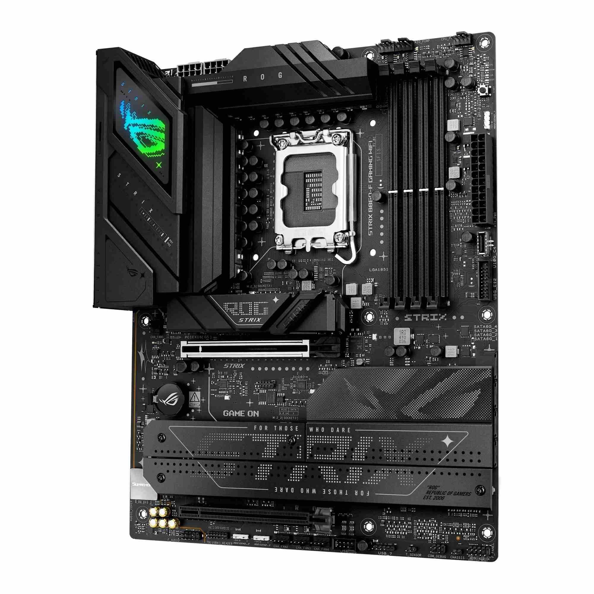 Płyta Asus ROG STRIX B860-F GAMING WIFI /B860/DDR5/SATA3/M.2/TB4/WiFi/BT/PCIe5.0/s.1851/ATX — zdjęcie 3