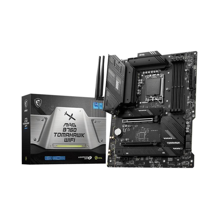 Płyta MSI MAG B760 TOMAHAWK WIFI /B760/DDR5/SATA3/M.2/USB3.2/WiFi/BT/PCIe5.0/s.1700/ATX — zdjęcie 4
