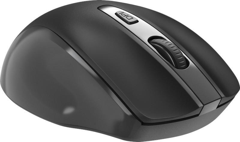 Mysz bezprzewodowa Defender PRIME MB-053 optyczna bezklikowa silent 1600dpi czarna — zdjęcie 3