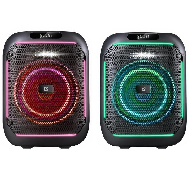 Głośnik Defender BOOMER 65 Bluetooth 65W MP3/FM/SD/USB/AUX/TWS/LED/MIC/DSP KARAOKE czarny PILOT — zdjęcie 4