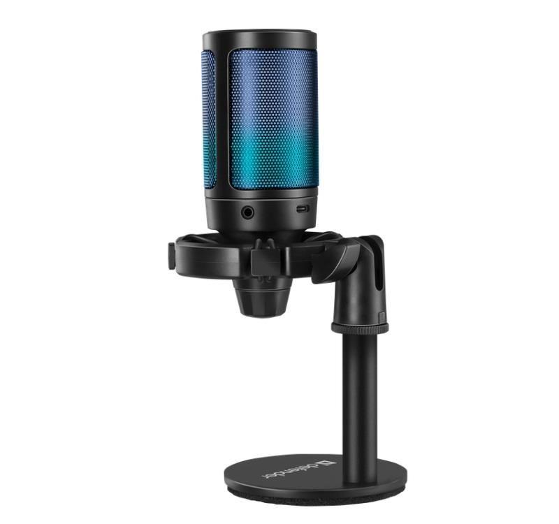 Mikrofon przewodowy Defender IMPULSE GMC 600 ze statywem STREAM strumieniowy RGB USB — zdjęcie 6
