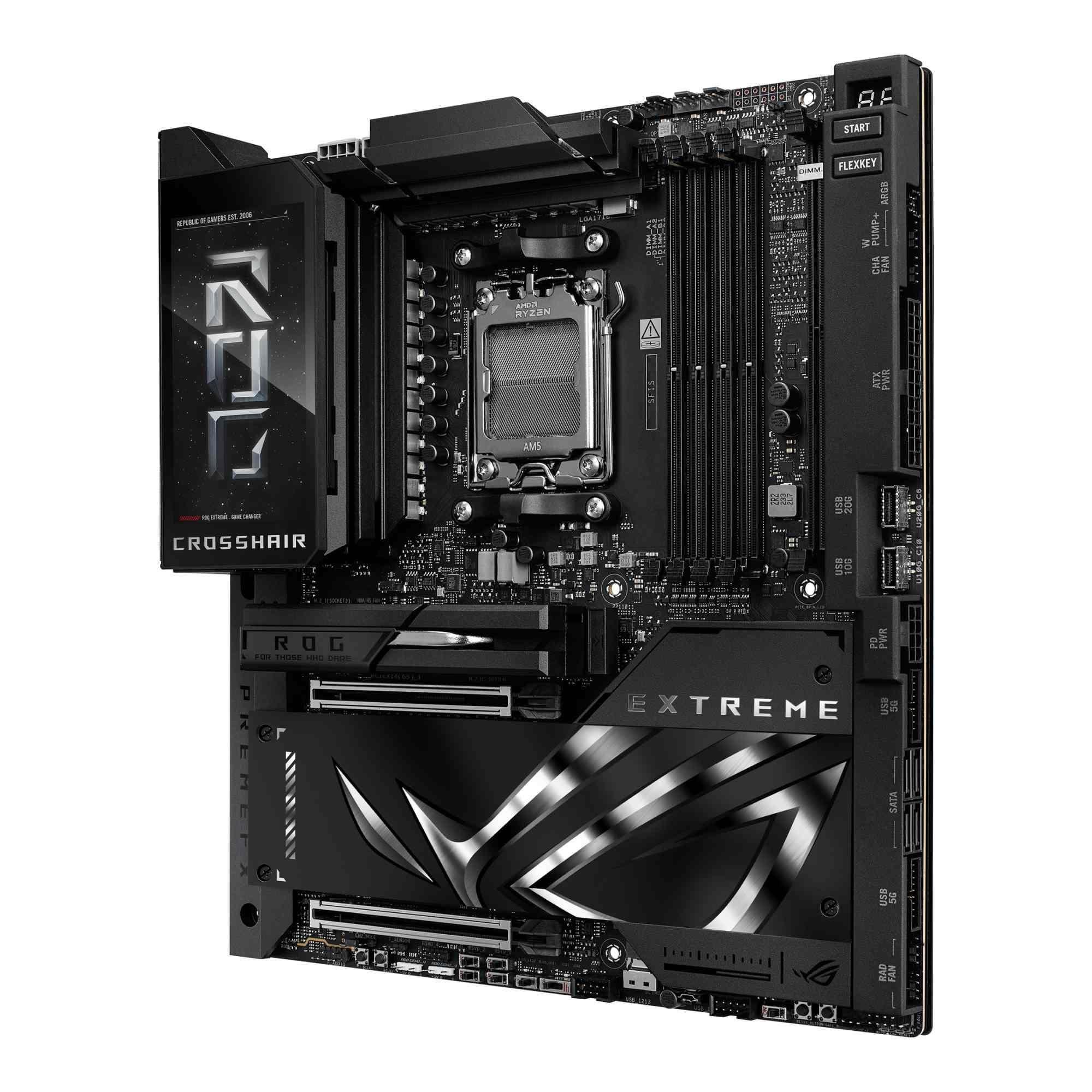 Płyta Asus ROG CROSSHAIR X870E EXTREME /AMD X870/DDR5/SATA3/M.2/USB4/WiFi/BT/PCIE5.0/AM5/E-ATX — zdjęcie 3