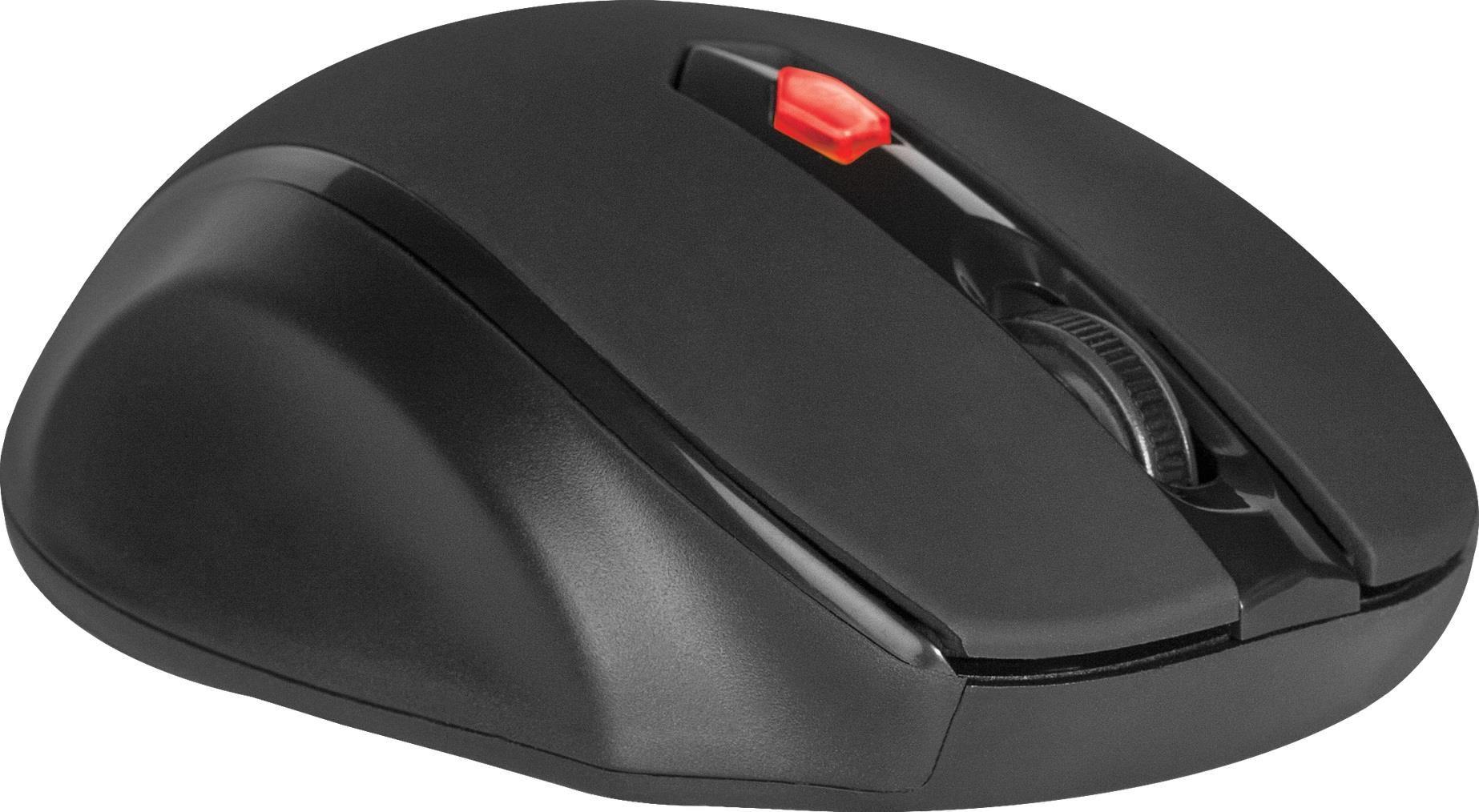 Mysz bezprzewodowa Defender ULTRA MM-315 optyczna 1600dpi 6P czarna — zdjęcie 3