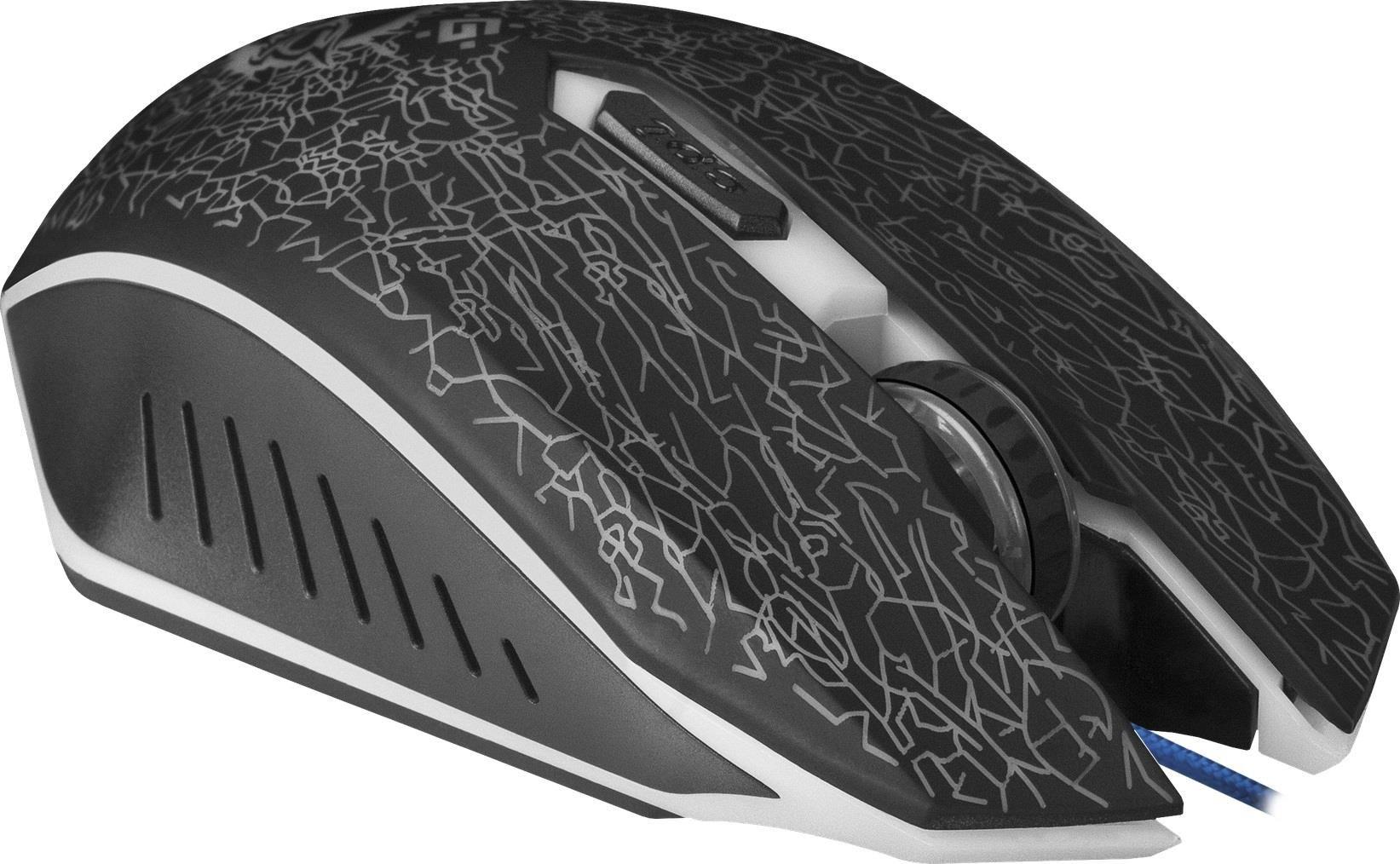 Mysz przewodowa Defender SHOCK GM-110L 3200dpi 6P + podkładka Gaming + GRA — zdjęcie 6