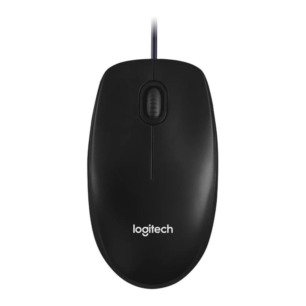 Mysz przewodowa Logitech M100 optyczna czarna — zdjęcie 1
