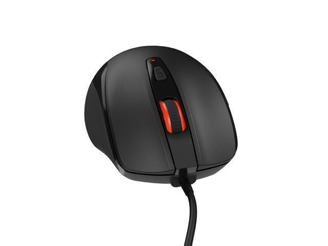 Mysz przewodowa Natec PIGEON 2 optyczna 4000dpi USB programowalna czarna — zdjęcie 5