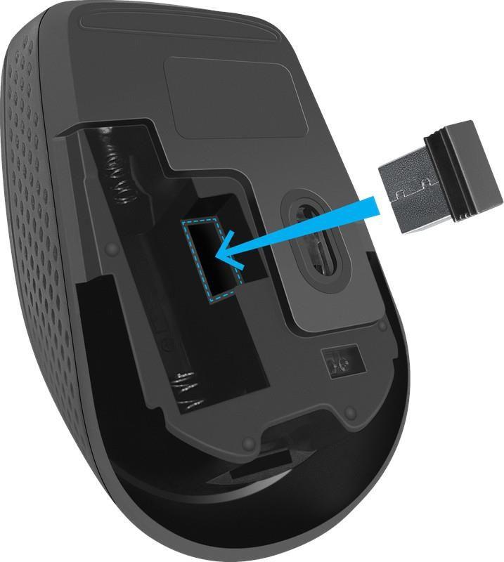 Mysz bezprzewodowa Defender TIANA MB-055 optyczna bezklikowa silent 1000dpi 3P czarna — zdjęcie 2