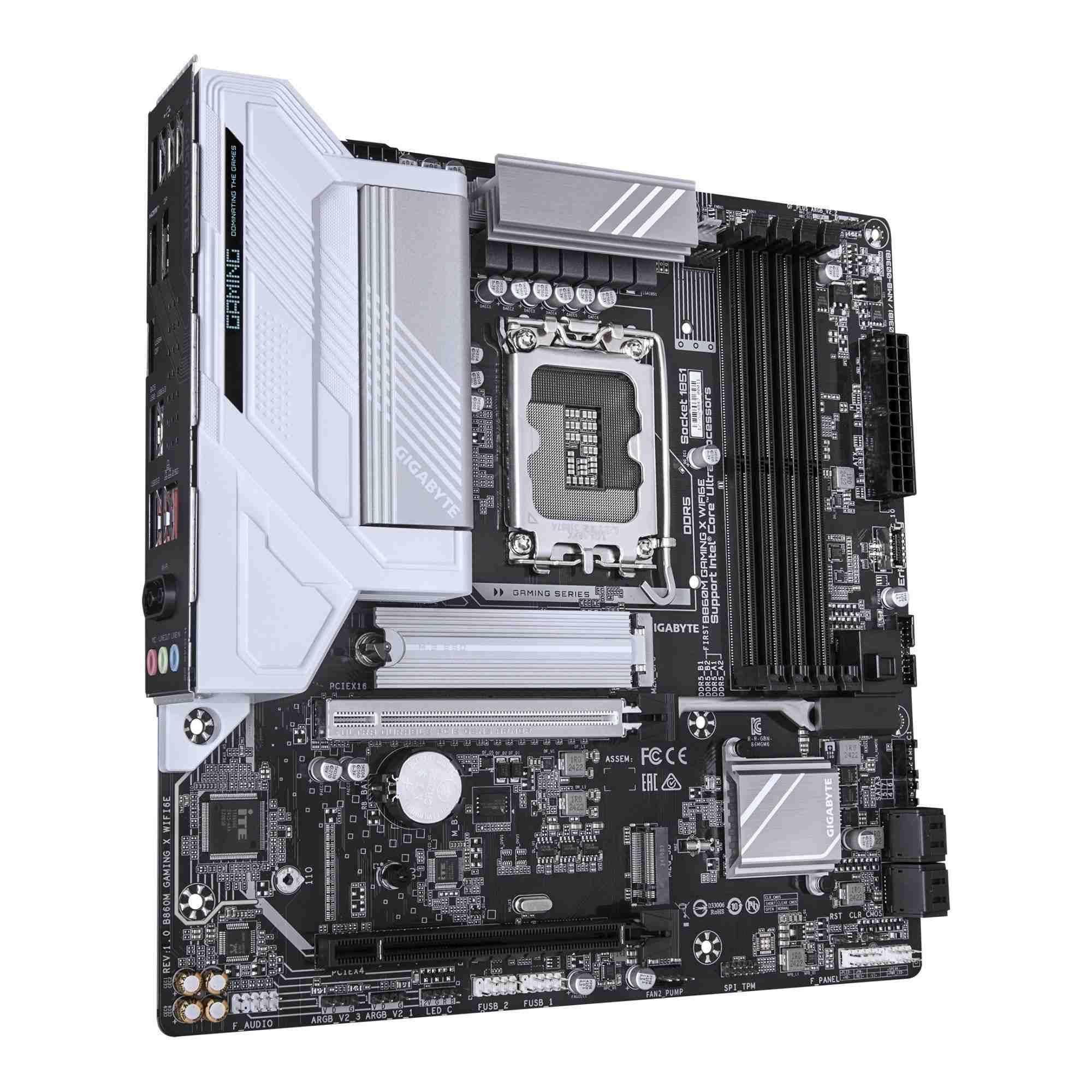 Płyta Gigabyte B860M GAMING X WIFI6E /B860/DDR5/SATA3/M.2/USB4/WiFi/BT/PCIe5.0/s.1851/M-ATX — zdjęcie 2