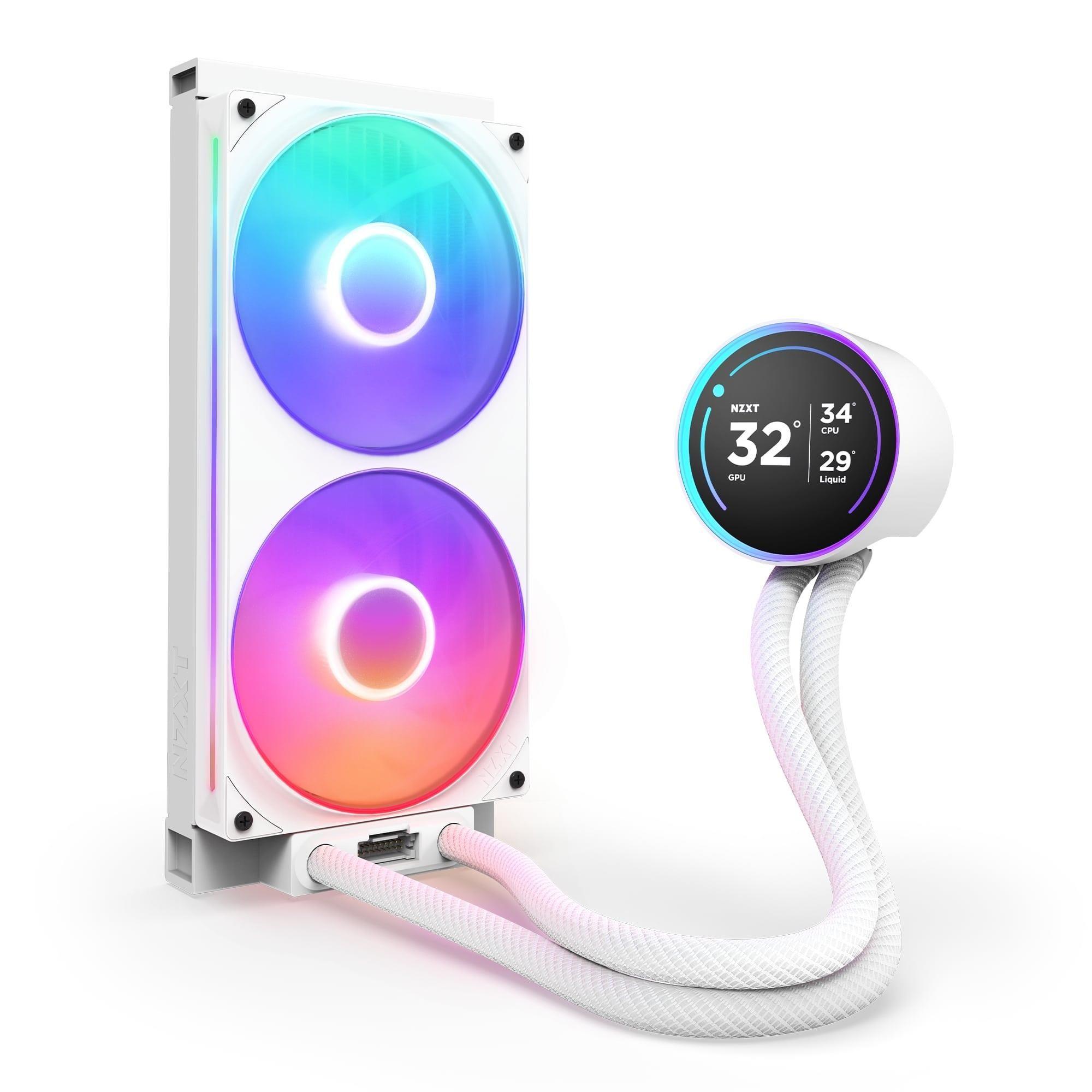 Chłodzenie wodne NZXT Kraken Elite 280 RGB V2 LCD białe — zdjęcie 1