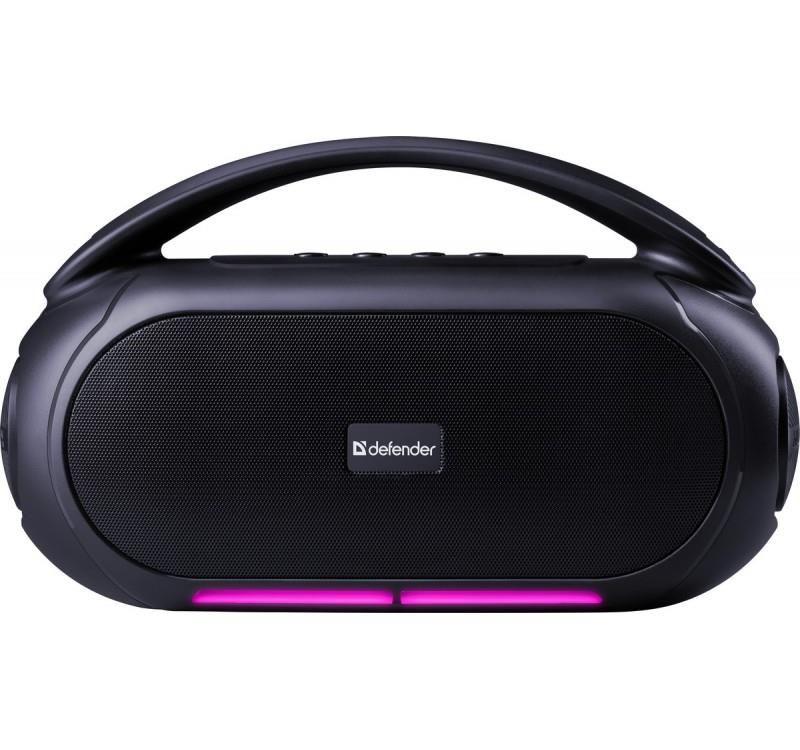 Głośnik Defender BEATBOX 12 Bluetooth 12W MP3/FM/SD/USB/LED czarny — zdjęcie 2