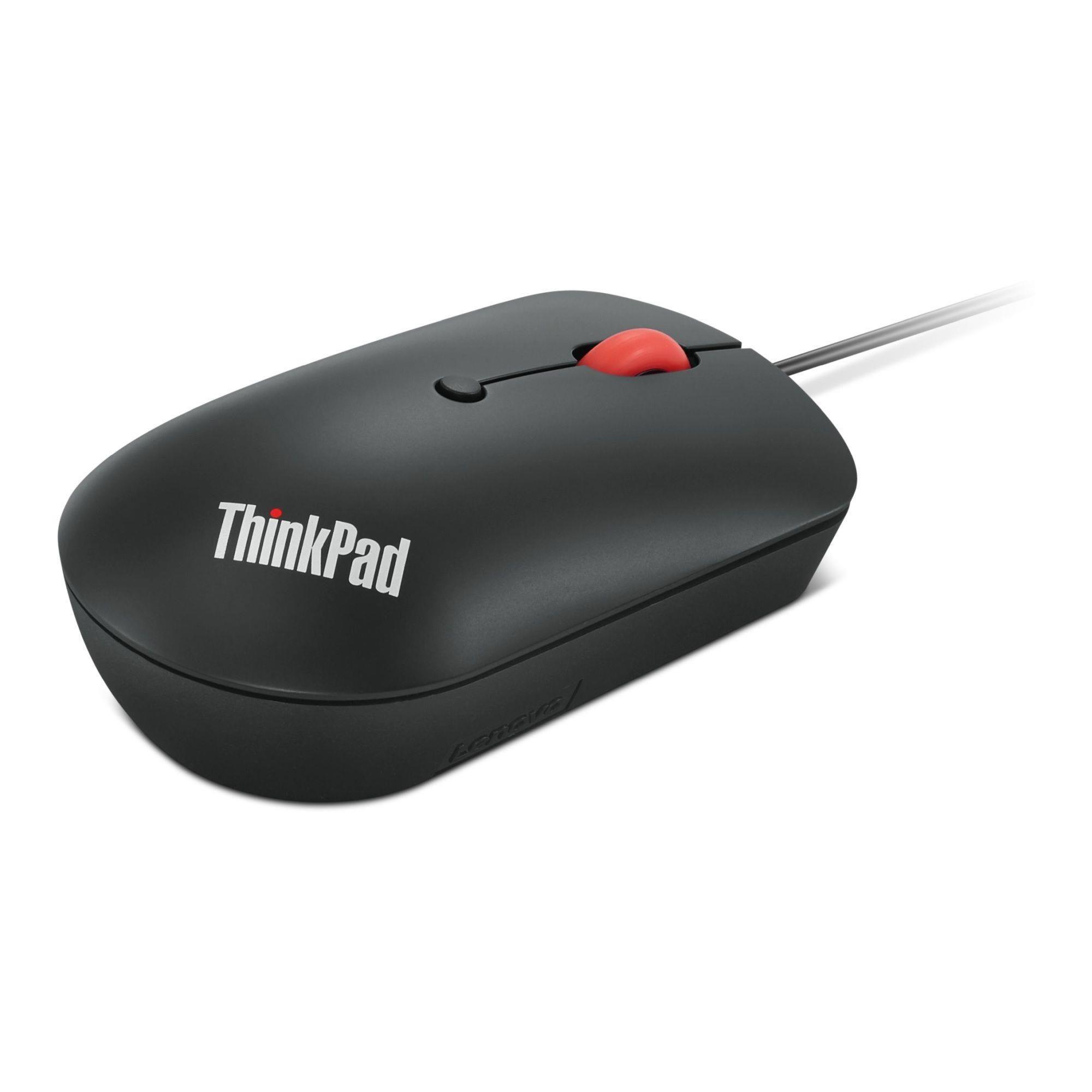 Mysz przewodowa Lenovo ThinkPad USB-C Wired Compact Mouse optyczna czarna — zdjęcie 3