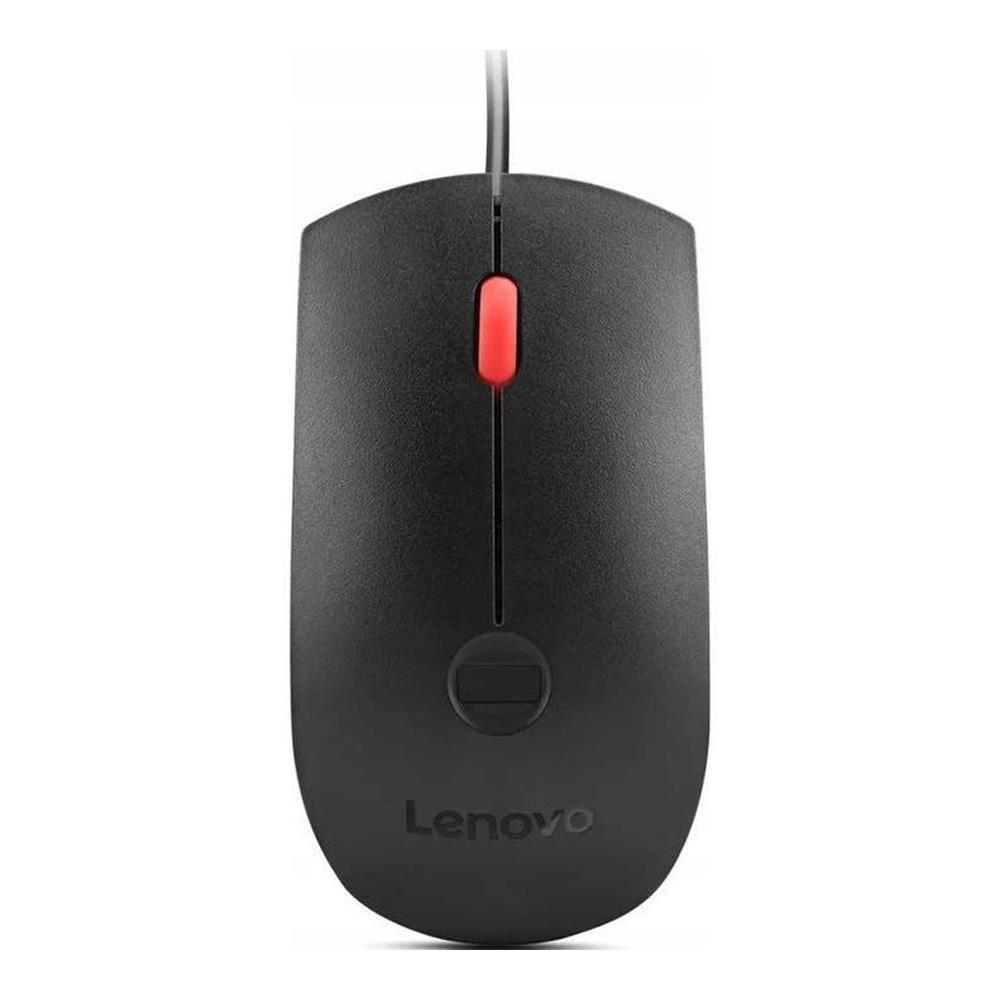 Mysz przewodowa Lenovo Fingerprint Biometric USB Mouse G2 optyczna czarna — zdjęcie 1