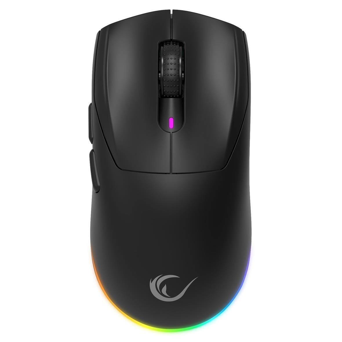 Mysz bezprzewodowa Rampage Prote M5 24000 DPI RGB LED 1K Hz czarna