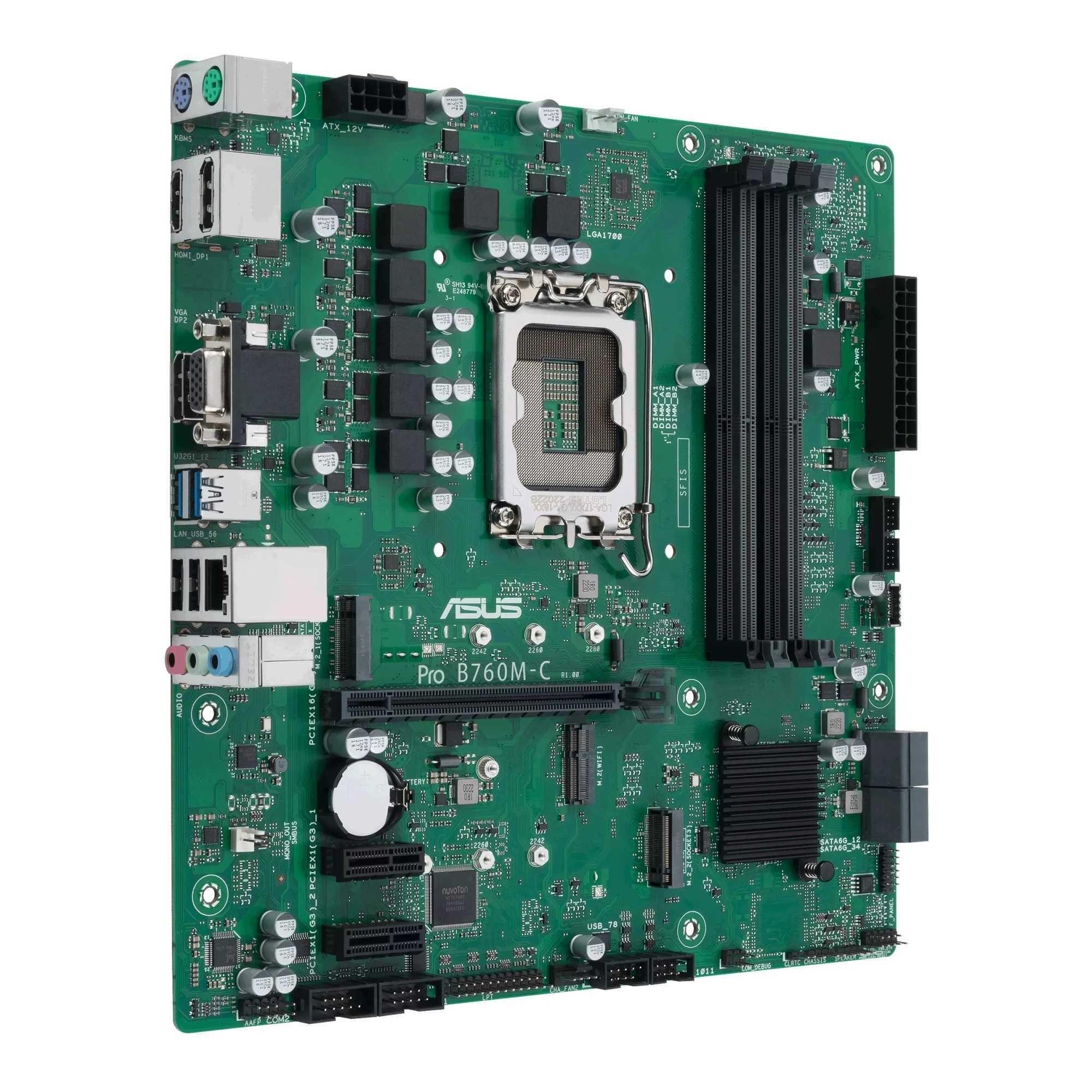 Płyta Asus PRO B760M-C-CSM /B760/DDR5/SATA3/M.2/USB3.0/PCIe4.0/s.1700/mATX — zdjęcie 2
