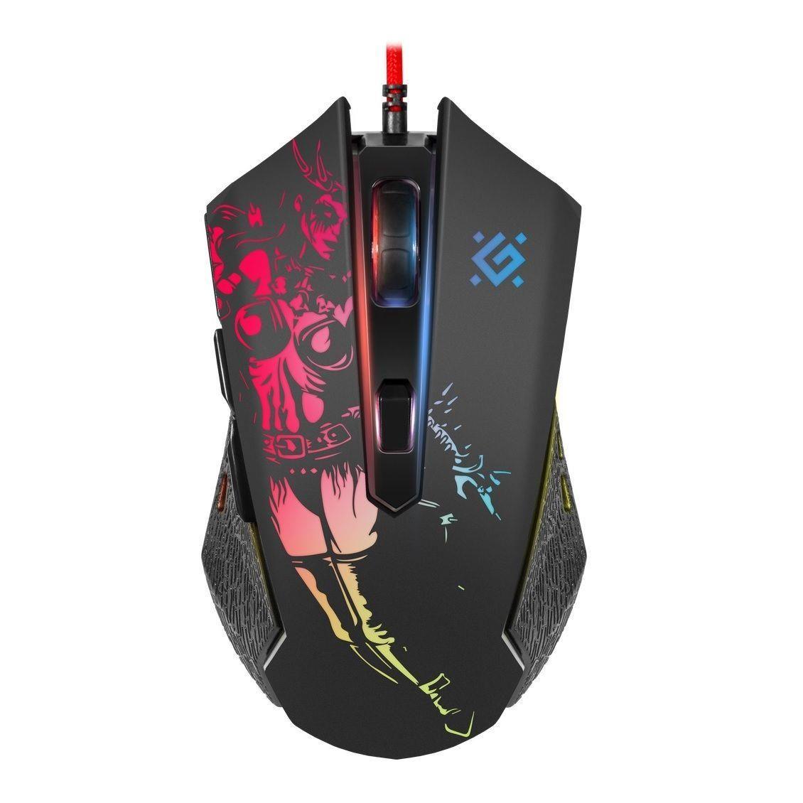 Mysz przewodowa Defender Sin'Sister GM-933 7200dpi 6P + podkładka Gaming + GRA — zdjęcie 1