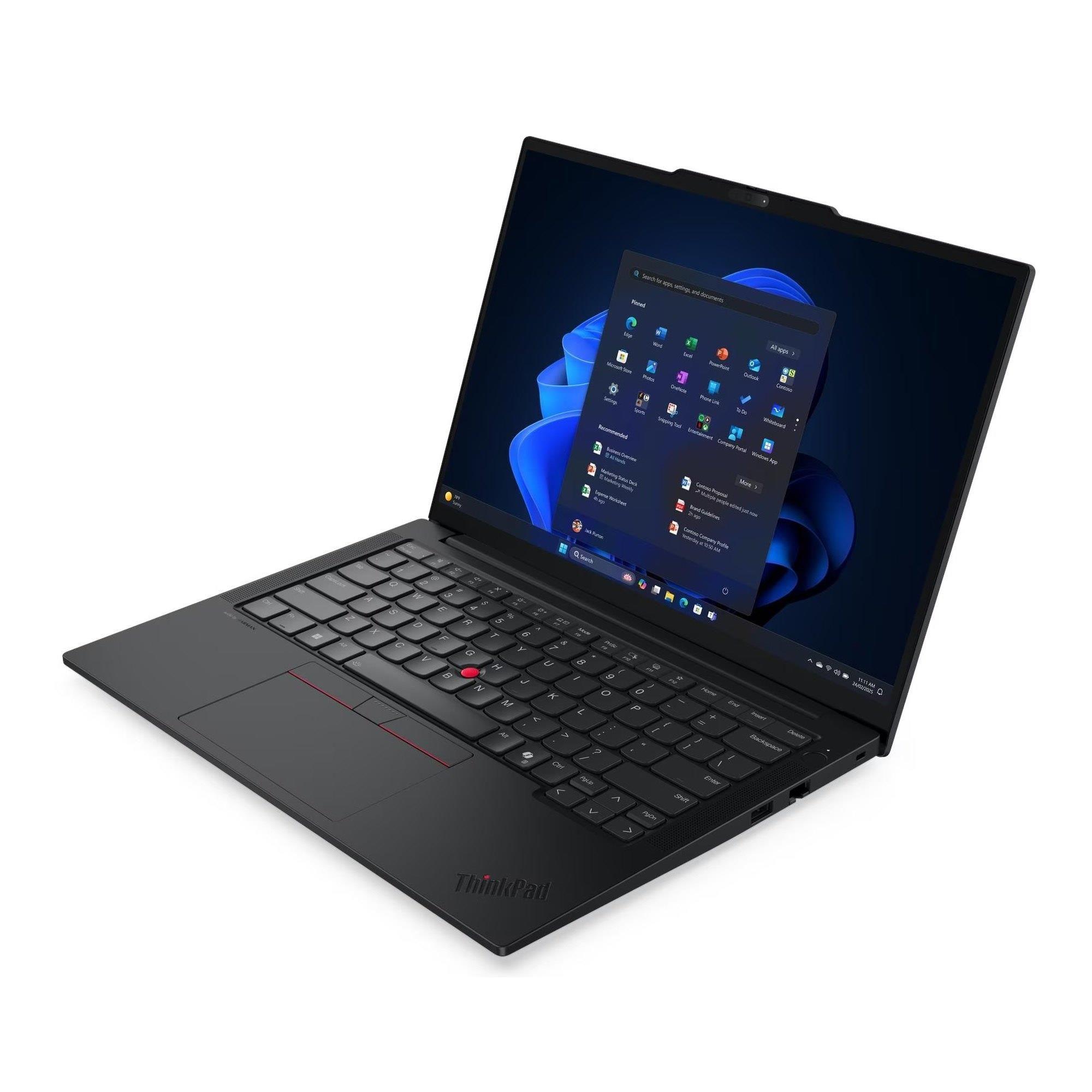 Notebook Lenovo ThinkPad E14 G7 14"WUXGA/Ultra 5 228V/32GB/SSD512GB/Arc/11PR Black 3Y Onsite — zdjęcie 2