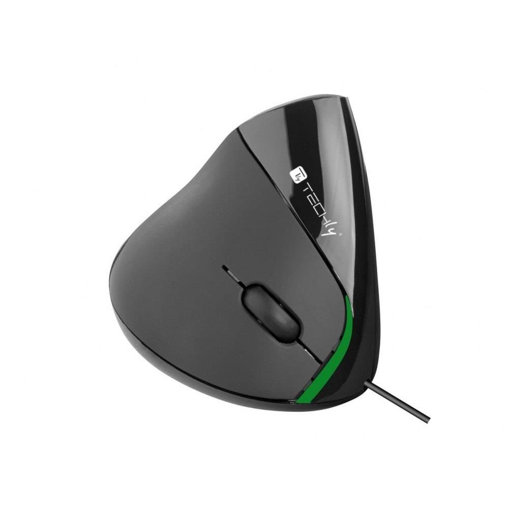 Mysz przewodowa Techly Ergonomiczna Optyczna 1000dpi — zdjęcie 2