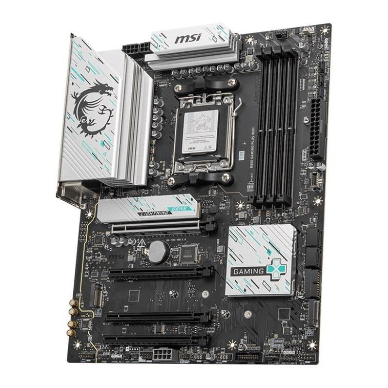 Płyta MSI B850 GAMING PLUS WIFI /AMD B850/DDR5/SATA3/M.2/USB3.1/WiFi/BT/PCIe5.0/AM5/ATX — zdjęcie 2