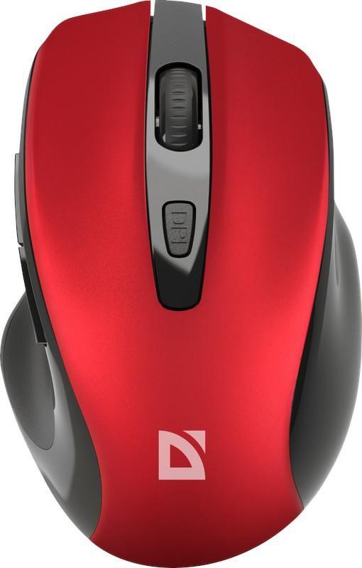 Mysz bezprzewodowa Defender PRIME MB-053 optyczna bezklikowa silent 1600dpi czerwona — zdjęcie 6