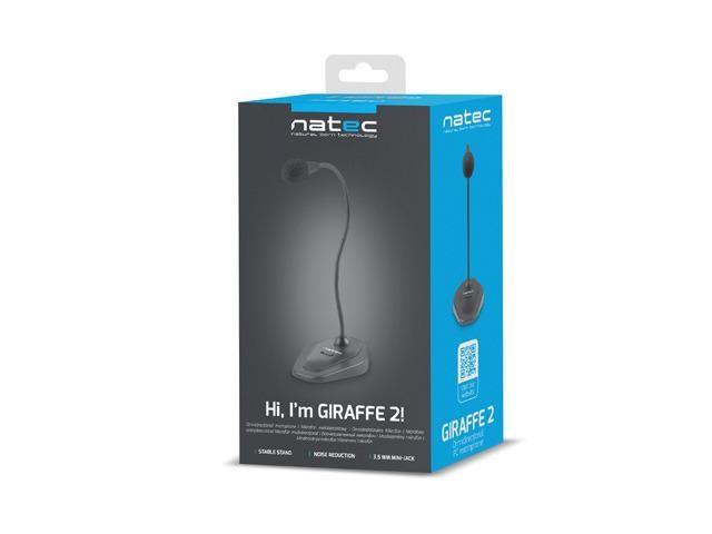Mikrofon Natec Giraffe 2 czarny — zdjęcie 2