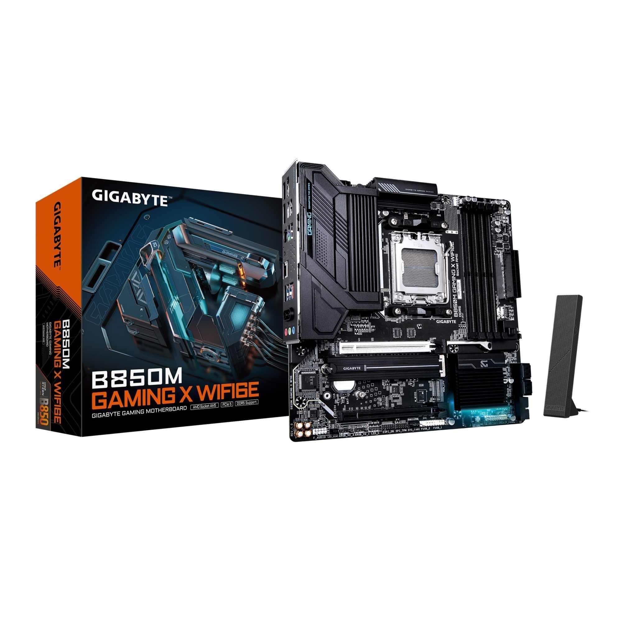 Płyta Gigabyte B850M GAMING X WIFI6E /AMD B850/DDR5/SATA3/M.2/USB3.2/PCIe5.0/WiFi/BT/AM5/M-ATX — zdjęcie 4